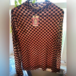 Checkered Brown and Black Men's Shirt